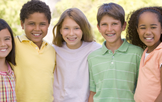 happy group of kids