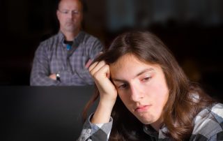 Depressed teen