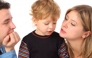Parents with child