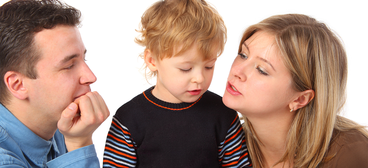 Parents with child